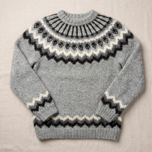 Baldur - Icelandic Sweater - Grey